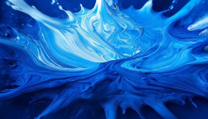 modern and abstract blue colorsplash background texture with beautiful strong colors generative ai