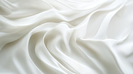 Fototapeta premium Close-up view of a white rock formation, showcasing intricate textures and patterns, White vanilla ice cream texture as background.