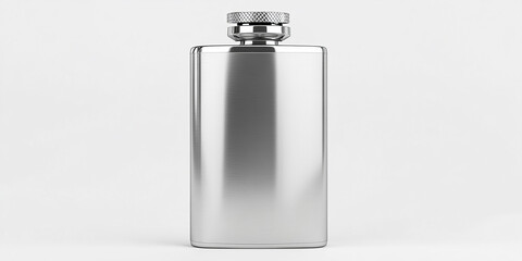 Stainless Steel Hip Flask Mockup
