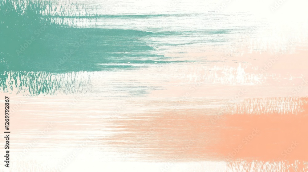 Poster pastel brush strokes creating a soft and artistic background texture