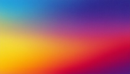 Obraz premium vibrant summer background grainy noise texture purple yellow red blue abstract banner poster header cover design