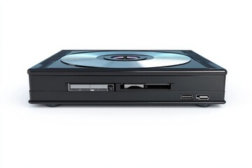 Fototapeta premium 3D External Backup Drive Isolated and White Background