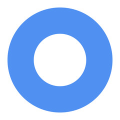 Public opinion Secretary blue outline icon pack