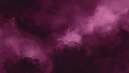 Fototapeta premium black dark purple red burgundy wine magenta maroon plum watercolor water abstract art colorful background chaos daub stain grunge dirty smoke fog fantasy dramatic storm night sky with clouds design