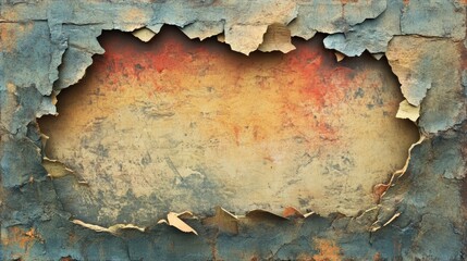 Fototapeta premium Rustic peeling paint texture with a distressed grunge look