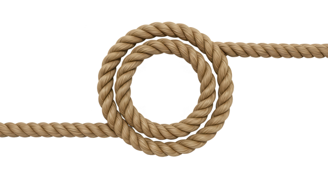 rope on transparent background