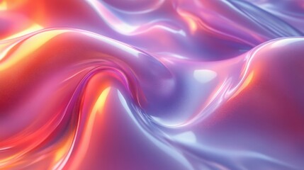 Colorful Abstract Fabric Surface with Bright Shiny Textures