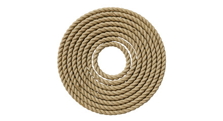 corda enrolada fundo isolado