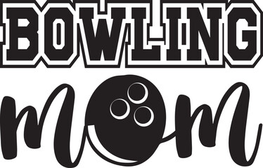 Sports Mom Shirt, Bowling Shirt for Mama