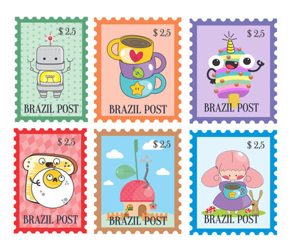 Selos, kit selos, correios, post office, entrega, selos correios, postal, servi&ccedil;o de entrega, carimbos selos, selos engra&ccedil;ados