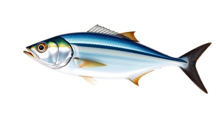Fototapeta premium Japanese Horse Mackerel Fish Illustration Seafood Image