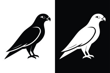 Creative Falcon Bird Vector Icon for Digital and Print Projects
