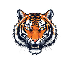 tiger head vector illustration