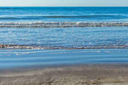 Sun-Kissed Waves of the Mediterranean Sea in Cyprus