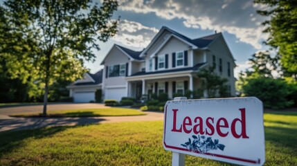 Leased House Suburban Dream Home Rental Property