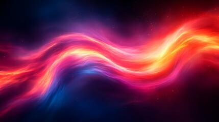 Obraz premium Abstract artistic energy of filmmaking shown through radiant streaks of color