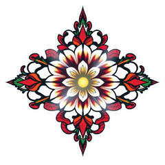 Obraz premium Floral Symphony: A Vivid Garden Delight