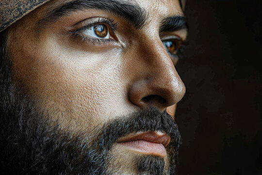 A portrait of Rambam (Maimonides), historical and scholarly, ancient setting