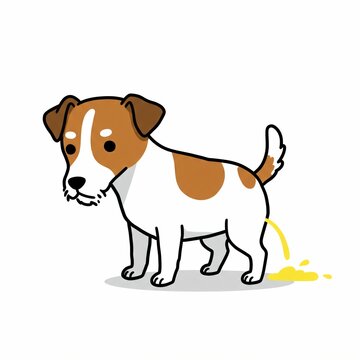 Dog urinating