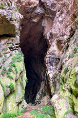 Hiking to Montejaque dam (Presa de Montejaque) and Hundidero cave (Cueva del Hundidero) in the province of Malaga, Andalusia, Spain