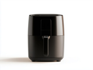 Sleek Black Air Fryer with Digital Display for Easy Monitoring of Remaining Cooking Time