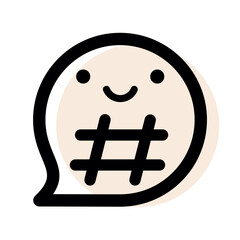 Two color icon of mother and baby product project