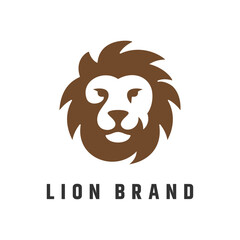 Happy Lion Head Logo – Versatile Design for Tech and Business