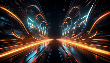 Fototapeta premium abstract background with rays