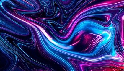 neon abstract liquid texture