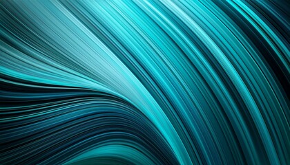 curved speed lines background or backdrop with dark cyan medium turquoise and very dark blue colors good as wallpaper
