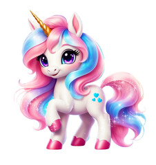Cartoon Animals. Artificial Intelligence. Funny Illustration. 3D Character. Advertising Print