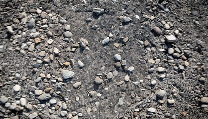 gravel texture background with small stones in various shades of gray ideal for construction landscaping or decorative purposes