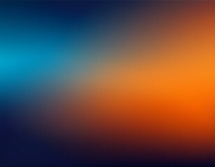 dark blue and orange gradient abstract background banner with blur