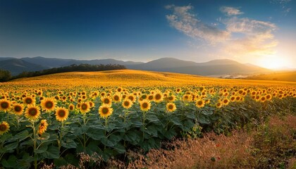 sunflowers in the field