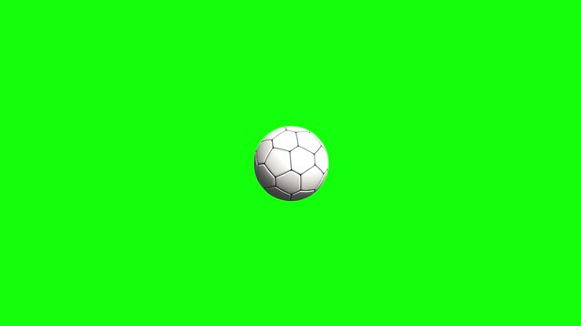 soccer ball jumps, bounces, is kicked and shoots straight into the screen for smooth video sport editing. Super dynamic movements