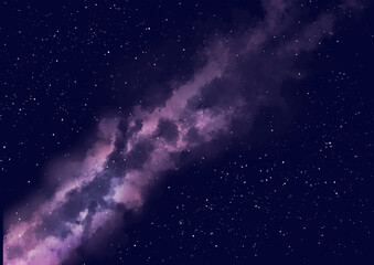 星空背景イラスト