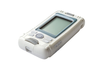 A rugged device designed for outdoor explorers showcases advanced technology for navigation isolated on transparent background