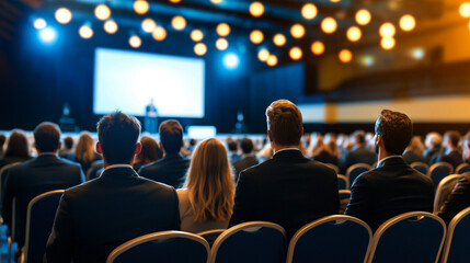 Modern Convention Center Event with Engaged Audience