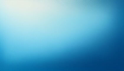 Obraz premium an abstract grainy blue poster banner backdrop with a blue white pastel gradient background