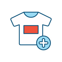 Tshirt vector icon 