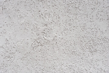 White decorative plaster wall, background.