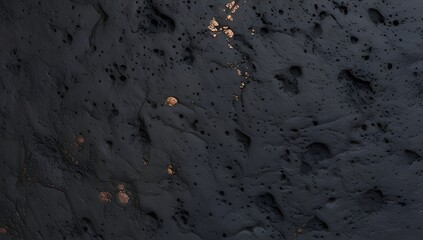 black basalt texture with metallic veins for modern architectural visuals