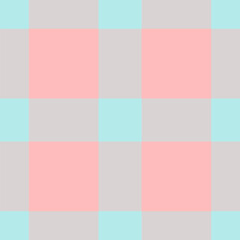 Filigree textile vector pattern, mat tartan check fabric. Elegance background seamless plaid texture in white and light colors.