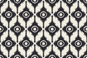 Ethnic boho seamless pattern. Ikat geometric ethnic oriental seamless pattern.Aztec style. Repeating background. Design for texture, fabric, clothing, wrapping, carpet