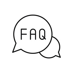 Faq vector icon