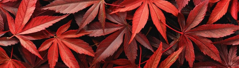 Vibrant Autumn Leaves Background