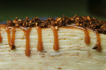 a piece of chocolate cake