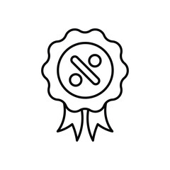 Discount vector icon 