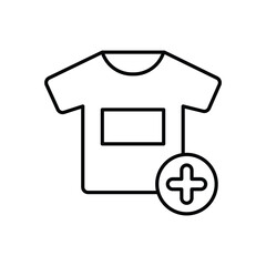 Tshirt vector icon 