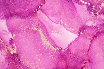 Fototapeta premium Original artwork photo of marble ink abstract art. High resolution photograph from exemplary original painting. Abstract painting was painted on HQ paper texture to create smooth marbling pattern.